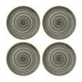 thumbnail image 1 of Space dia.12" Round Grey Porcelain Plate (Set of 4), 1 of 4