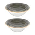 thumbnail image 1 of Space dia.8" h:2.5" 30 oz. Round Grey Porcelain Bowl (Set of 2), 1 of 2