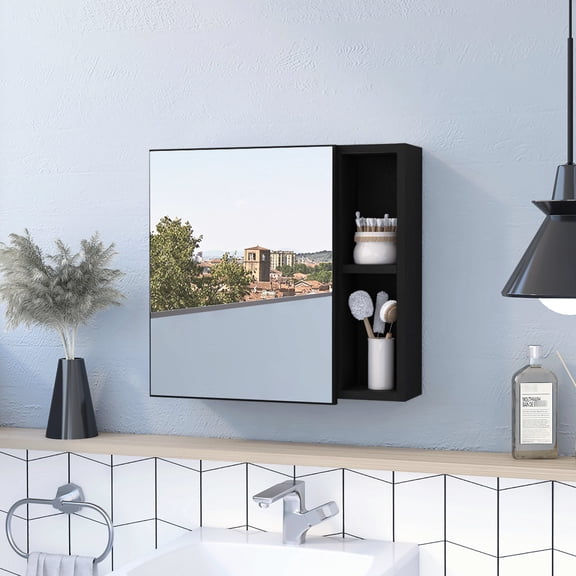 Space - efficient Storage Solution - Suits Oman Dorm Room, Mirror Included