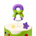 thumbnail image 1 of Space hero 8 birthday candle, 8 number candle, cake number candle, suitable for astronaut party decoration and toy theme birthday celebration, 1 of 7