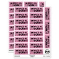 thumbnail image 1 of Space-ial Special Work Astronaut Teacher Student School Sticker Set - Light Pink - Gloss Finish - 2.00" Large, 1 of 7