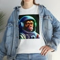 thumbnail image 1 of Space monkey graphic t shirt Unisex Heavy Cotton Tee, 1 of 8