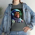 thumbnail image 1 of Space monkey graphic t shirt Unisex Heavy Cotton Tee, 1 of 8