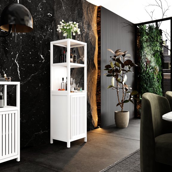 Space - saving design & easy mounting | Ideal for micro - bathrooms, store essentials