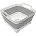 thumbnail image 1 of Space-saving foldable sink camping, Portable Collapsible Dish Basin, Camping Sink for Washing Dishes,Fruit, Beverage Tubs, Camping， Laundry ， Kitchen Use,9L，Gray, 1 of 5