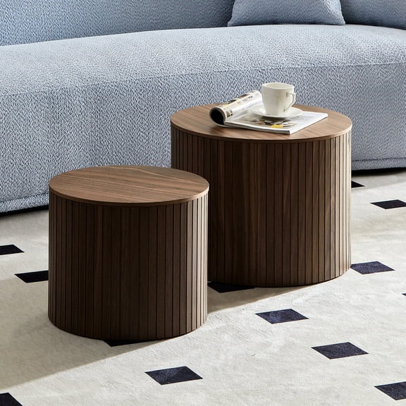 Space - saving nested furniture / In courtyard or sofa corner / No need to assemble