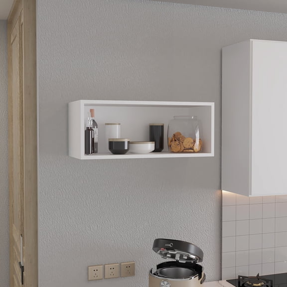 Space - saving wall cube shelf / Adaptable to various rooms / Seamless minimalist design