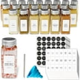 thumbnail image 1 of SpaceAid 24 Pcs Spice Jars with Labels, Empty 4oz Glass Spice Bottle, 1 of 7