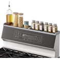 thumbnail image 1 of SpaceAid 30" Bamboo Magnetic Stove Top Shelf Organizer, Kitchen Storage Rack for Stove, Gray, 1 of 7