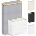 thumbnail image 1 of SpaceAid Extra Large Toilet Paper Storage with Lid, Slim Basket Holder, Gray, 1 of 7