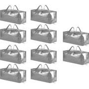 SpaceAid Heavy Duty Moving Bags, Extra Large, Gray (10 Pack)