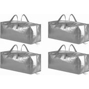 SpaceAid Heavy Duty Moving Bags, Extra Large, Gray (4 Pack)
