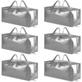 thumbnail image 1 of SpaceAid Heavy Duty Moving Bags, Extra Large, Gray (6 Pack), 1 of 7