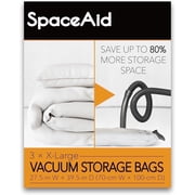 SpaceAid Jumbo Vacuum Storage Bags, Space Saver Sealer Compression Bags X-Large 3 Pack