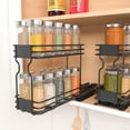 thumbnail image 1 of SpaceAid Pull Out Spice Rack Organizer for Cabinet with Labels, 4.5" W x10.75 D x8.5 H, 1 Drawer 2-Tier, 1 of 7