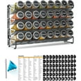 thumbnail image 1 of SpaceAid Spice Rack Organizer with 32 Jars, 4.4"D x 15.3"W x 10.8"H, Black, 1 of 6