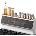 thumbnail image 1 of SpaceAid 30" Bamboo Magnetic Stove Top Shelf Organizer, Kitchen Storage Rack for Stove, White, 1 of 7