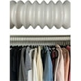 thumbnail image 1 of SpaceCadet 5-Pack Closet Organizer Rod Sleeves WHITE, 1 of 4