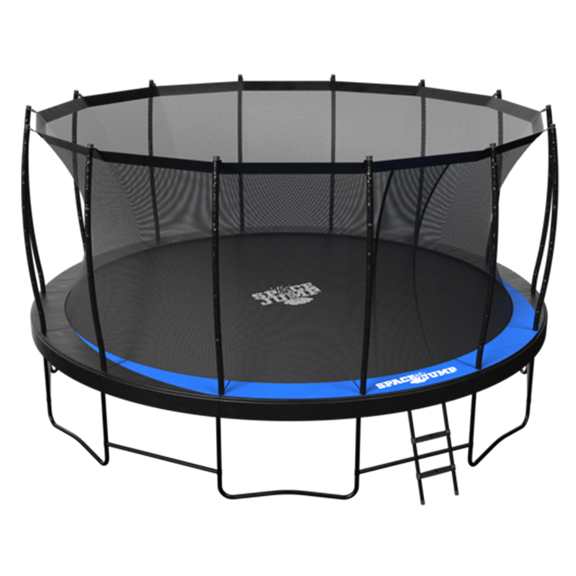 SpaceJump Lunar 16 Foot Trampoline, Outdoor Round Bouncer with