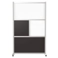 thumbnail image 1 of SpaceMakers 4 Ft Wood Laminate Room Divider – 52" Wide Privacy Partition with Aluminum Frame, 78" High, 1 of 5