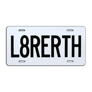 SpaceX Crew Dragon | Later Earth | Metal License Plate