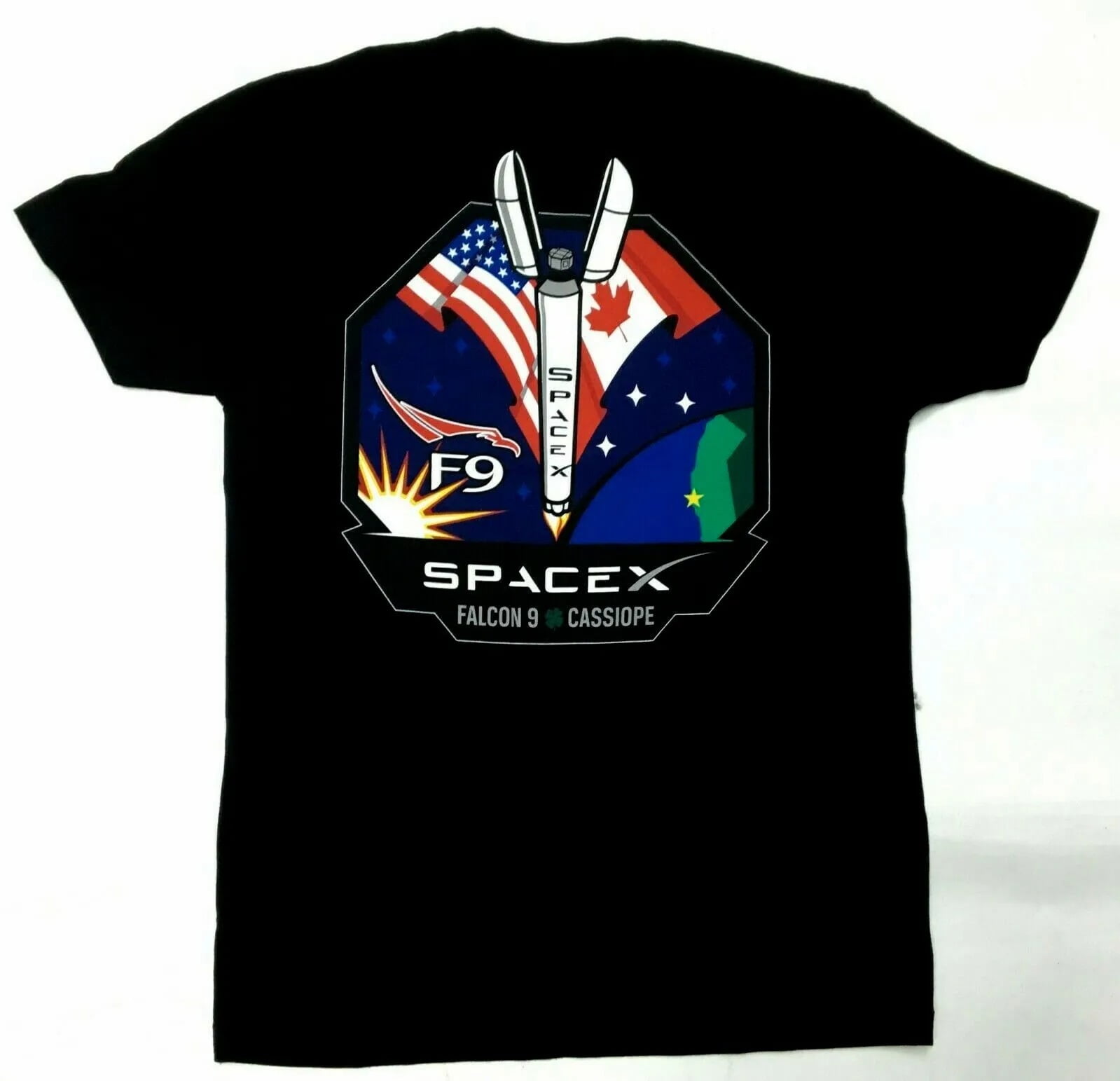 SpaceX Roadster T-Shirt – Mit Tesla, Falcon Heavy & NASA Motiven, Unisex
