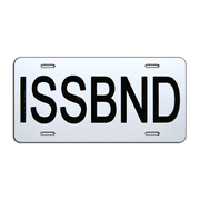 SpaceX | Falcon 9 Launch | ISSBND | Metal Replica License Plate