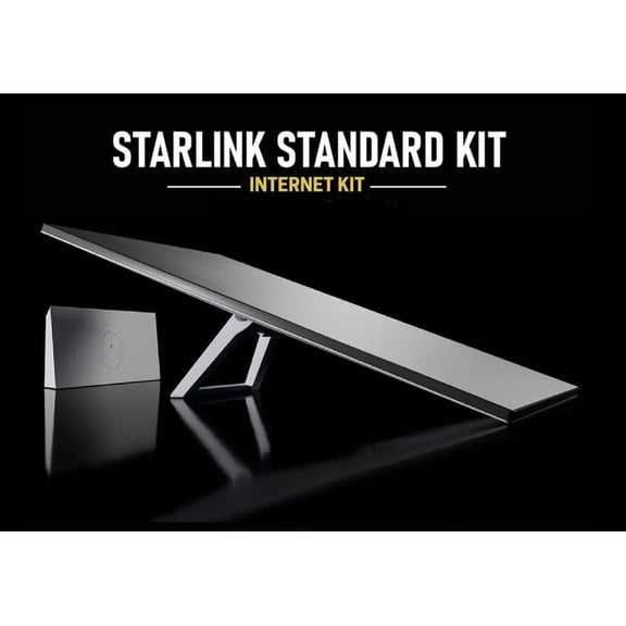 SpaceX STAR LINK Gen 3 Standard Kit High-Speed, Low-Latency Internet (Latest Model) Ultra Portable Travel Router WiFi 6- Elegant Design, Residents Business Satelital Connectivi(International )