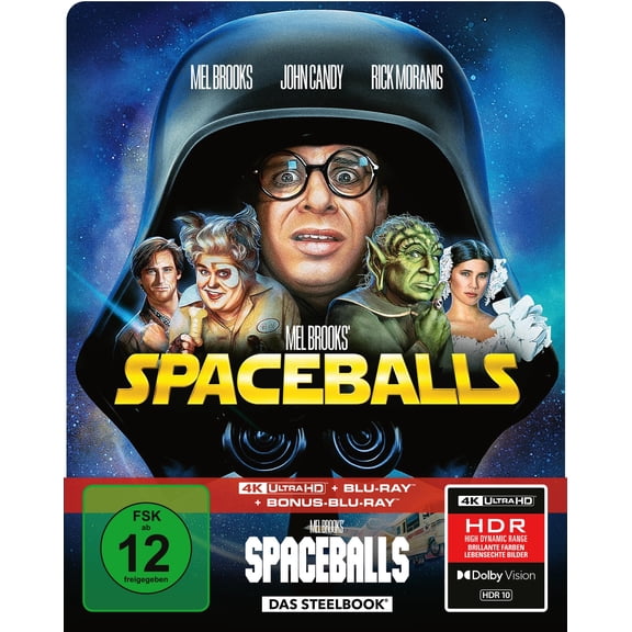 Spaceballs - Mel Brooks verrckte Raumfahrt - Limitiertes 3-Disc-SteelBook (4K Ultra HD + Blu-