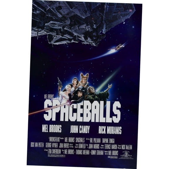 Spaceballs Movie Poster 24In x36In Art Poster 24x36 Multi-Color Square Adults Poster Time