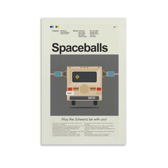 SpaceballsMovie Poster Living Room Printing Oil Painting Interior Decoration Poster