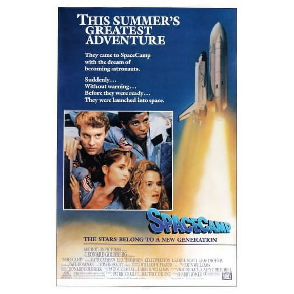 Spacecamp poster Metal Sign 8inx 12in Art Print on Metal 8x12 Multi-Color Square Adults AB Posters