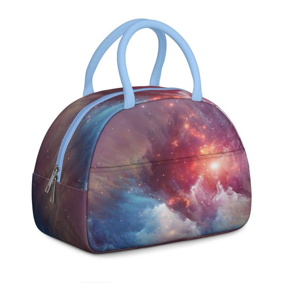Spacecraft Adventure Backpack, Sci-Fi Space Geek Design with Planet and Starry Night Sky