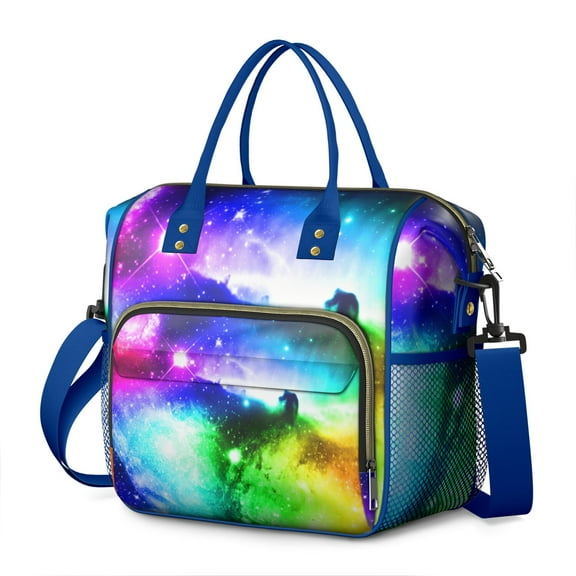 Spacecraft Design Thermal Picnic Tote - Large Leakproof Cooler Bag for School, Work, Travel, Outdoor