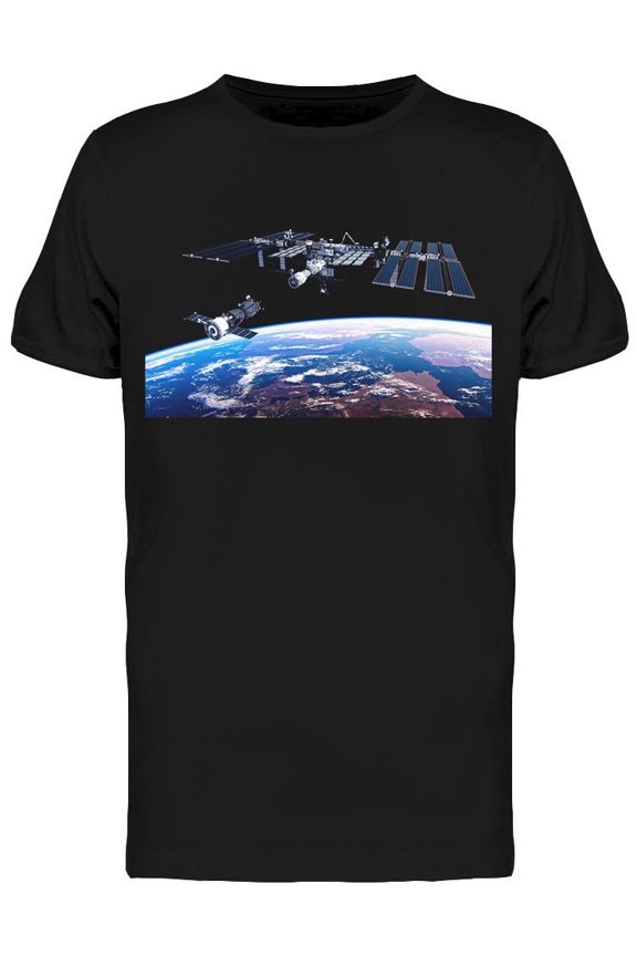 Spacecraft Docking T-Shirt Men -Image by Shutterstock, Male Large