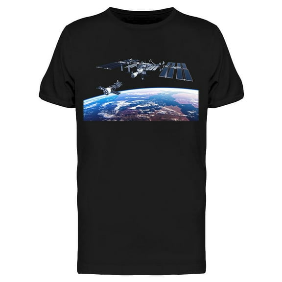 Spacecraft Docking T-Shirt Men -Image by Shutterstock, Male Medium