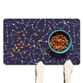 thumbnail image 1 of Spacecraft Dog Bowl Mat - Absorbent Pet Food Mat with Rocket Design - Non-Slip Waterproof Feeding Mat (Sci-Fi Lovers), 1 of 5