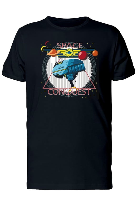 Spacecraft Exploring Outer Space Tee Men's -Image by Shutterstock