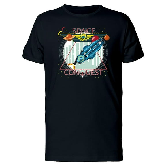 Spacecraft In Outer Space T-Shirt Men -Image by Shutterstock, Male Large