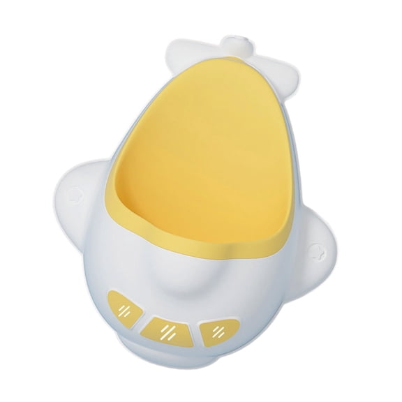Spacecraft-Shaped Wall-Mounted Urinal For Toddler Promotes Independence Via Hygienic Plastics & Easy-Clean Build