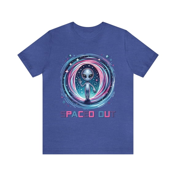 Spaced Out UFO Alien Lover Funny Cute Unisex Shirt