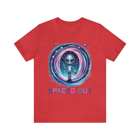 Spaced Out UFO Alien Lover Funny Cute Unisex Shirt