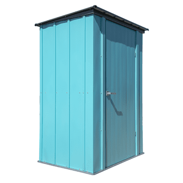 ShelterLogic Spacemaker Patio Shed, 4x3, Teal and Anthracite