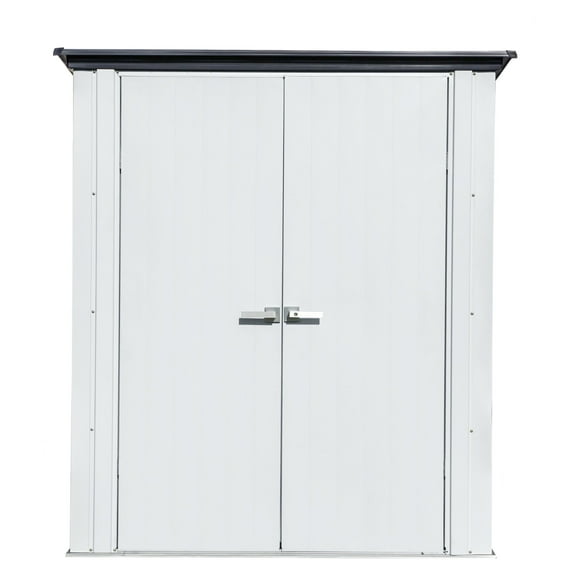 Spacemaker Patio Shed, 5x3, Flute Grey and Anthracite