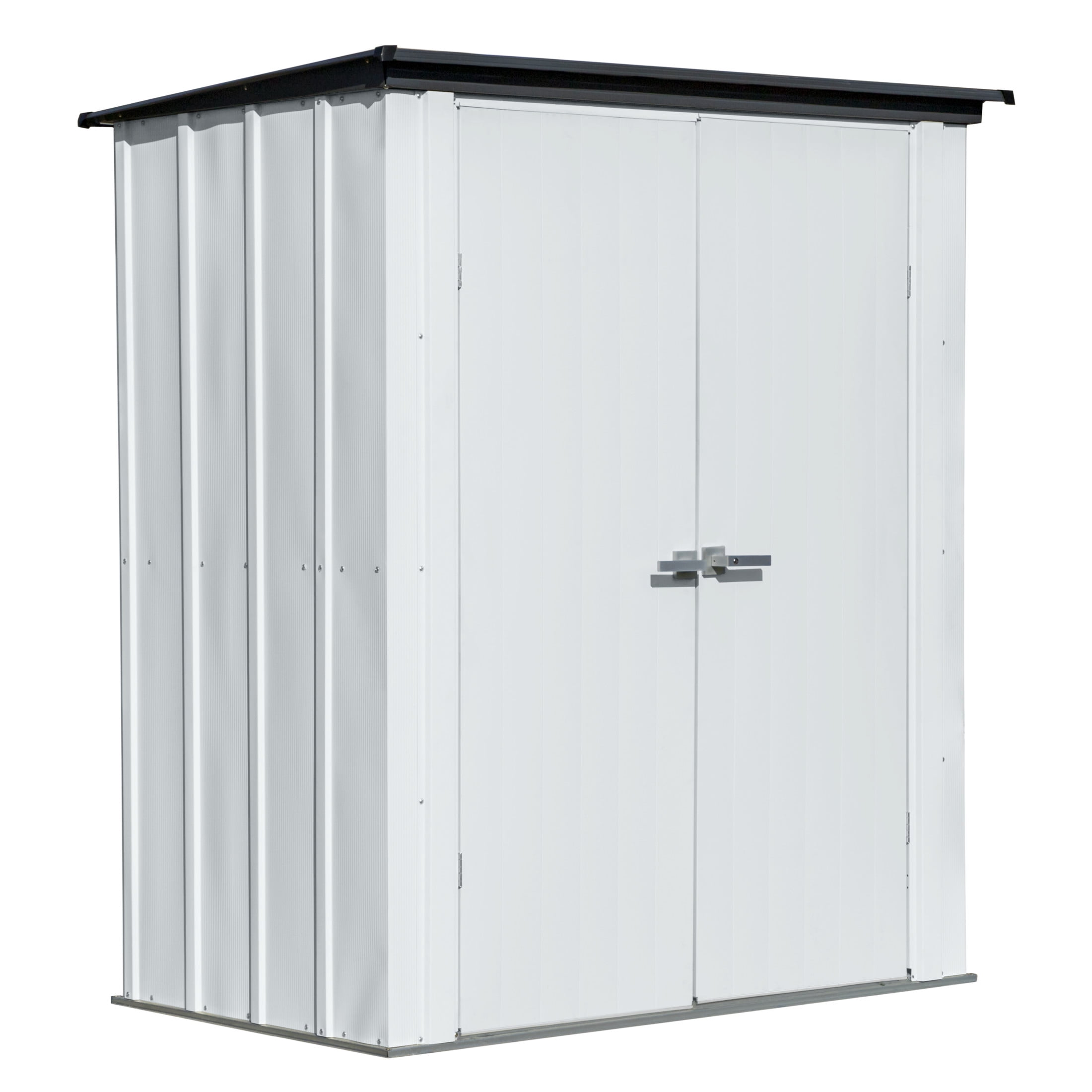 Arrow Spacemaker 5 x 3 x 6 ft Flute Grey Patio Shed