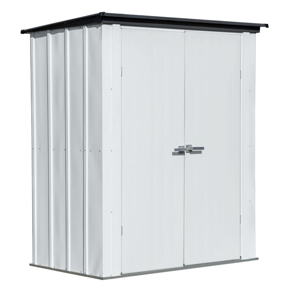 Arrow Spacemaker 5 x 3 x 6 ft Flute Grey Patio Shed