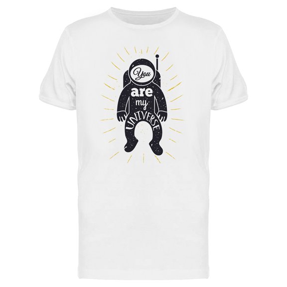 Spaceman Astronaut With Rays Tee Men's -Image by Shutterstock