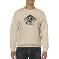 thumbnail image 1 of Spaceman Oortrait Sweatshirt Men -Smartprints Designs, Male Medium, 1 of 4
