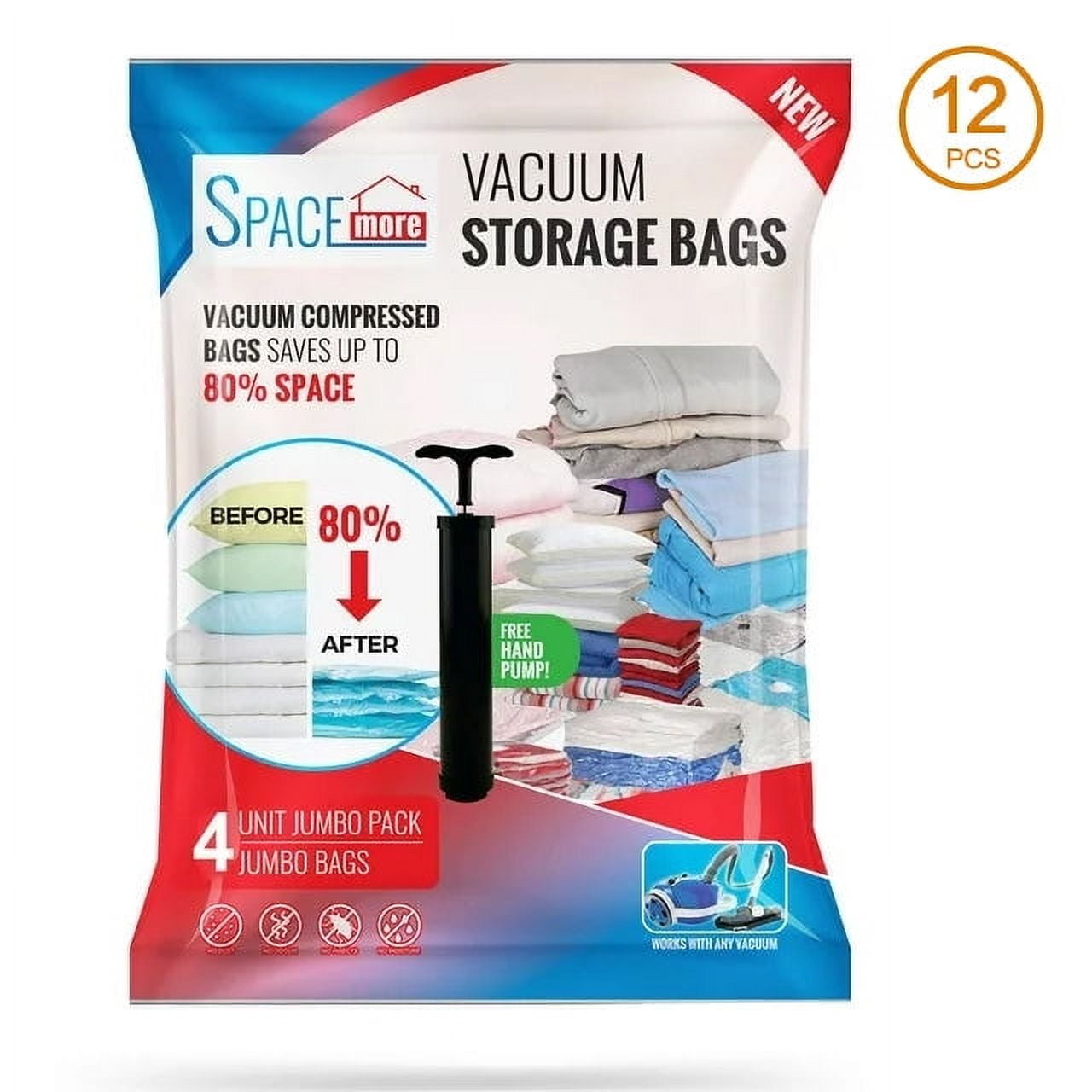 Buy Jubo 6 Pack - SPACE AX Preiu Space Saver Vacuu Storage Bags
