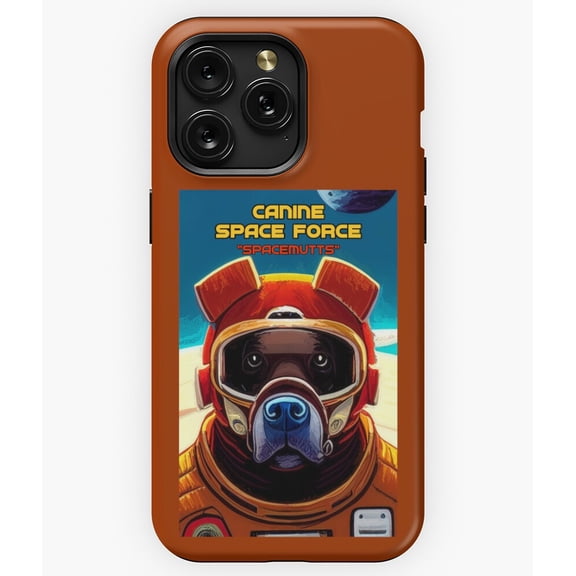 Spacemutts Canine Space Force M1212 Phone Case for iPhone 17 16 15 14 13 12 11 Pro Max